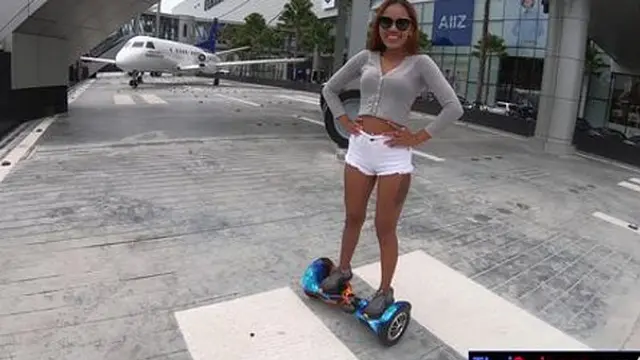 Thai Swinger - Hoverboard fun with hot Asian girlfriend and wild home sex (Cherry Lee)