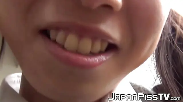 Sweet schoolgirls enjoy playful panty-pissing for fun and thrill