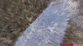 Japanese women spied on while pissing uncontrollably