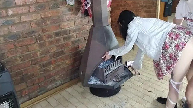 Good times at the fireplace