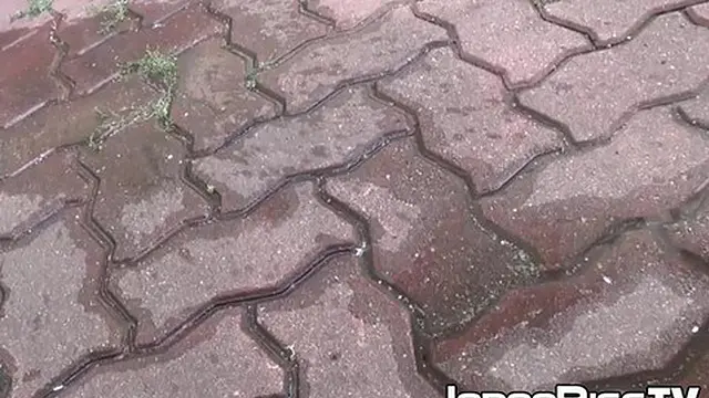 Japanese girls explore city with playful bathroom moments