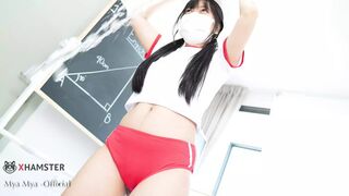 Sexy teen babe deep-throated by her teacher, bound and gagged