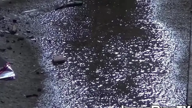 Japanese public pee scene with two hairy Asian sluts close up