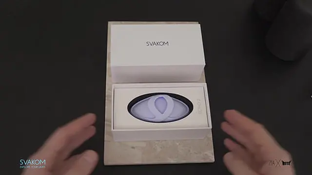 ASIAN BABE MASTURBATING WITH THE `ECHO 2` FROM SVAKOM - ZIAxBITE