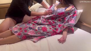 【人妻個人撮影】「いっぱいイジメられたい♡」ディルド攻めとバック突きで、過去イチの声量でイキまくるむちむちかわいい妻(素人日本人カップル/乳首/巨乳/デカ尻/下着/浴衣/Japanese