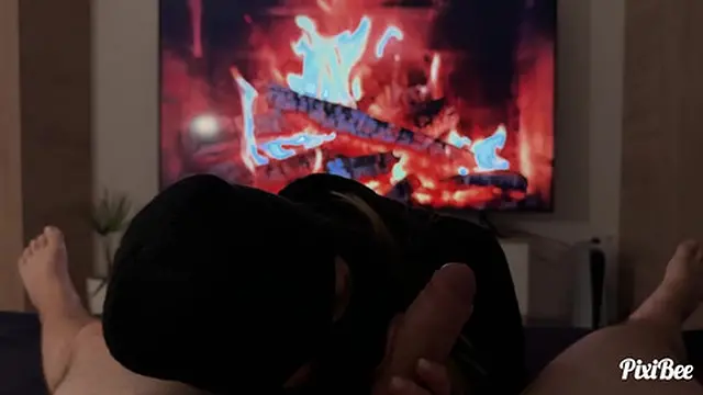 The criminal broke into the house and is extracting white honey 