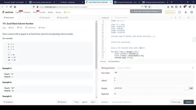 Code With Me LIVE - Excel Column to Number Tutorial
