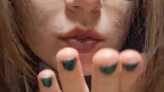 Let me caress your ears   without taking off my clothes
