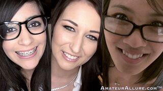 Cum-Swallowing Queens: Sky, Angelina Chung, & Alexis Grace Debut