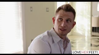 LoveHerFeet - Divorce Lawyer Toe Sucks His Client's Pretty Petite Feet