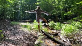 70 asian milf gets naked fucks and suck in the woods huge facial Appleliu76