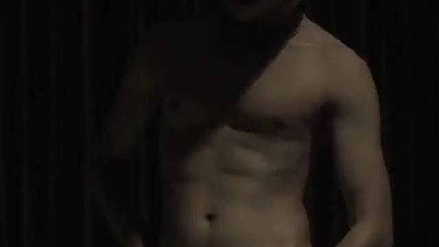 standing masturbation cumshot