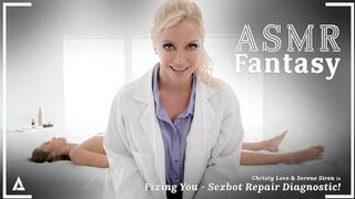 Wicked Lesbians Squirt Hot Fluids on Technician's Craving Face!!
