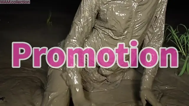 JOL: Japanese Office Lady gets naughty in muddy puddle