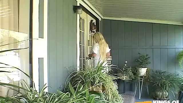 Japanese nurse enjoys pierced snatch pounded by patient and chubby husband