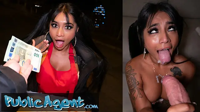 Asian Honey Seduced by Rich Rizz in Raunchy Public Encounters