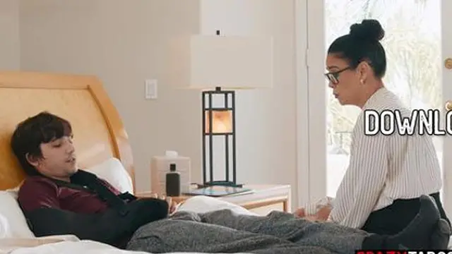 Teaching student′s secret🤫 desire unleashed - Big Tits Dana Vespoli exposes young Ricky′s forbidden pleasure